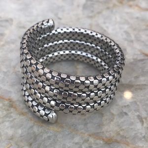 John Hardy Triple Cuff Coil Bracelet